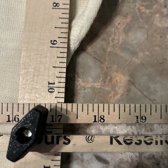 Vintage Shepherd Wool Sweater Mens Small Yellow Long Sleeve Wool Jumper 70s 80s - Picture 6 of 13